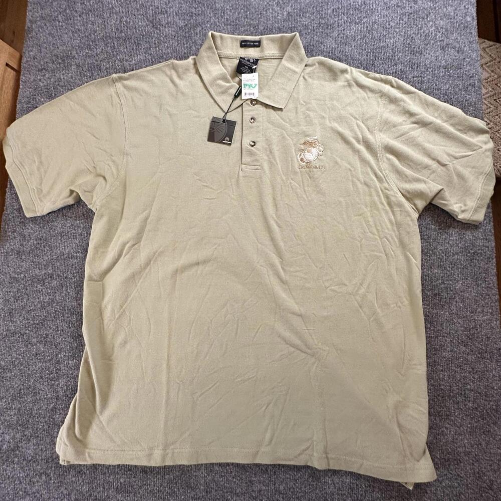 Weatherproof U.S. Marines Polo Shirt -‎ XXL - 100% Cotton